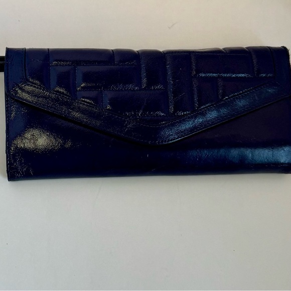 Hobo International navy patent leather envelope clutch - Picture 9 of 14